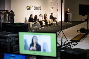 Digital Debate panel on stage during The Great Debate at Creative HEAD Magazine's Salon Smart Live 2021
